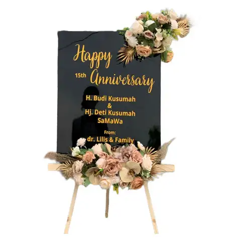 Papan Bunga Akrilik Lampeong